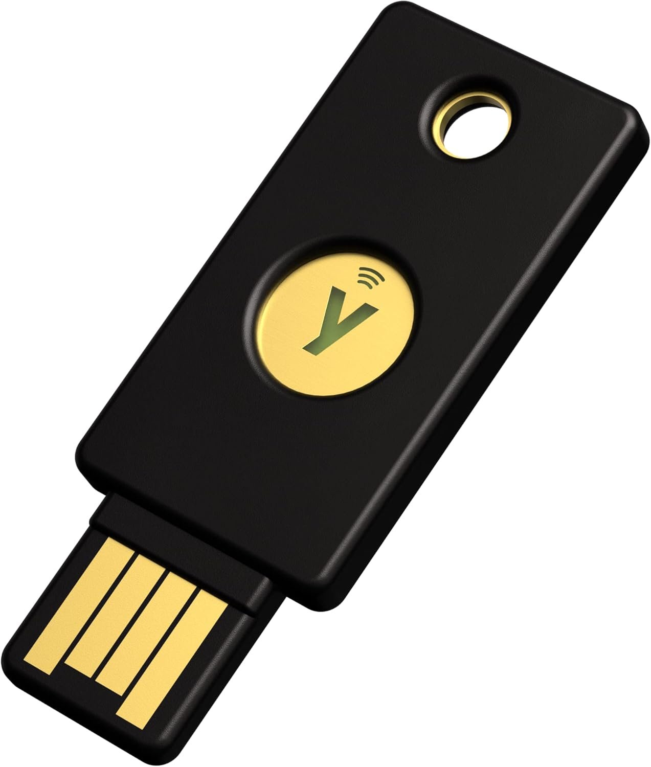 Yubico – Security Key NFC – Black – Two-Factor authentication (2FA) Security Key, Connect via USB-A or NFC, FIDO U2F/FIDO2 Certified