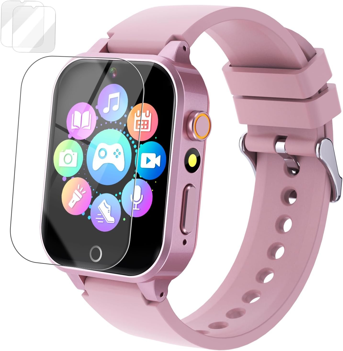Smart Watch for Kids, Kids Smart Watch Girls Toys with 26 Games, HD Camera, Video, Music, Alarm, Audiobook, Flashlight, Pedometer, Touchscreen Game Watch for Kids Gifts for 3-12 Years Old Girls