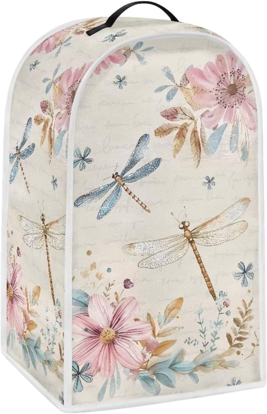 Biyejit Dragonfly Daisy Kitchen Blender Dust Cover Blender Covers Washable kitchen Appliance Covers Stand Mixer Protector Dust-Proof Cover Home Decor