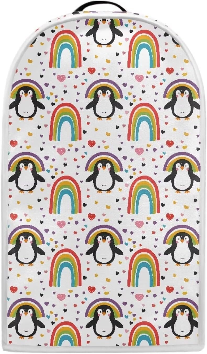 Buybai Penguin Blender Covers Rainbow Print Wear-Resistant Blender Covers Kitchen Soft Kitchen Appliance Blender Cover Decorations