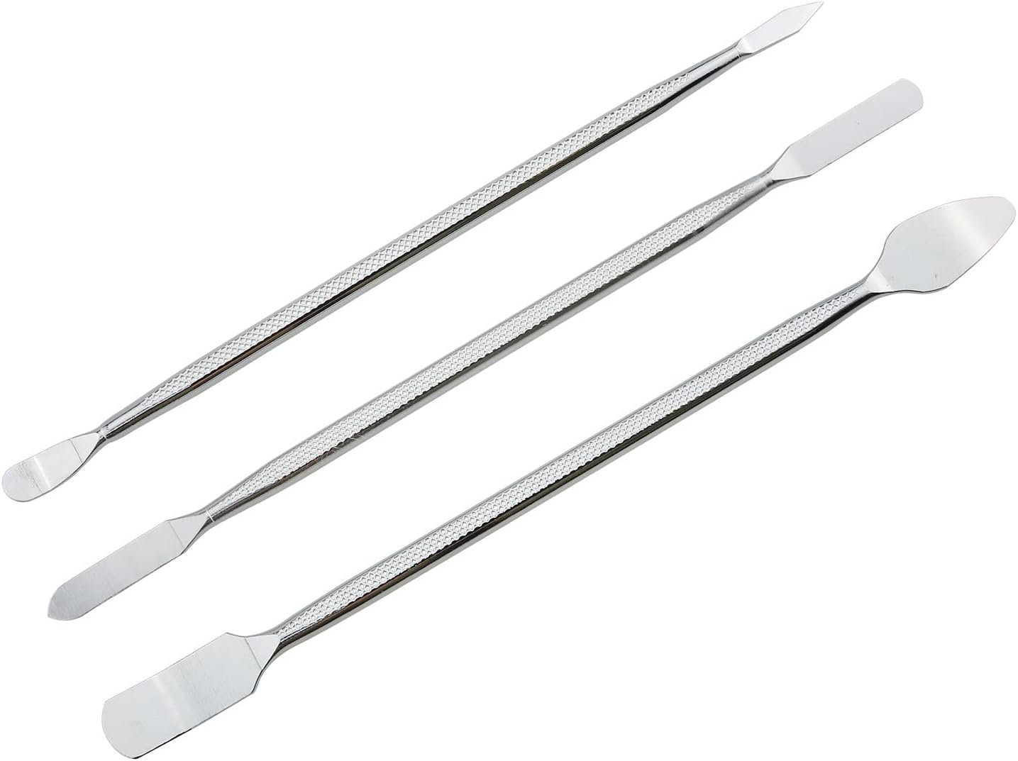 Metal Spudger Dual Ends Opening Pry Tools Silver Tone 3 in 1 Kit for Laptop Tablet iPhone iPad Cell Phone Other Mobile Devices