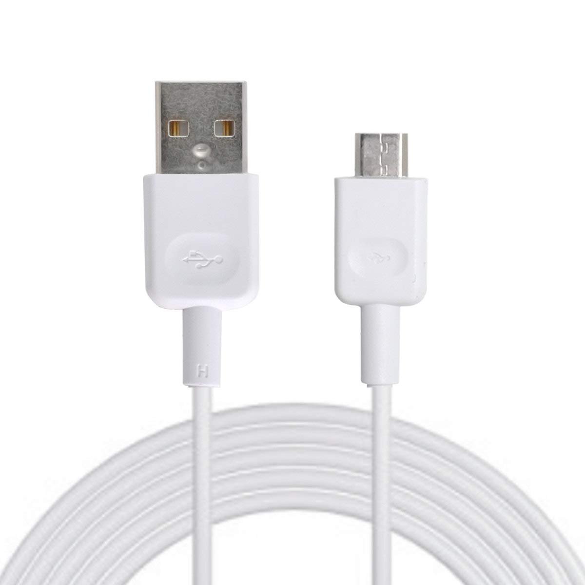 cablecc White Micro USB 5Pin to USB 2.0 Male Data Cable 100cm for Tablet & Cell Phone & Camera