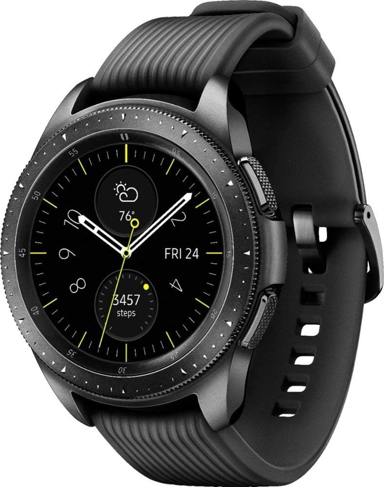 Samsung Galaxy Watch (42mm, GPS, Bluetooth, Unlocked LTE) – Midnight Black (US Version)