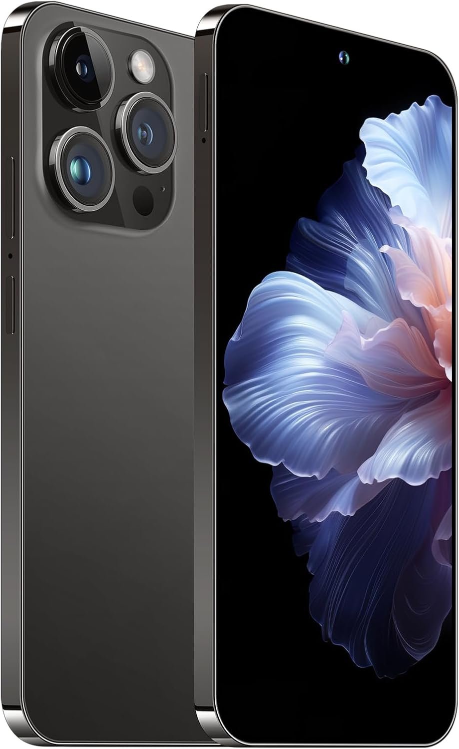 A15 ProMax Android Phone,12GB+512GB Ultra Memory Unlocked Cell Phone, Android 13.0 Smartphone,72MP+48MP Camera,6800mAh Battery,6.8″ HD Display,Support Dual SIM,5G Phone,Face ID,GPS-Black