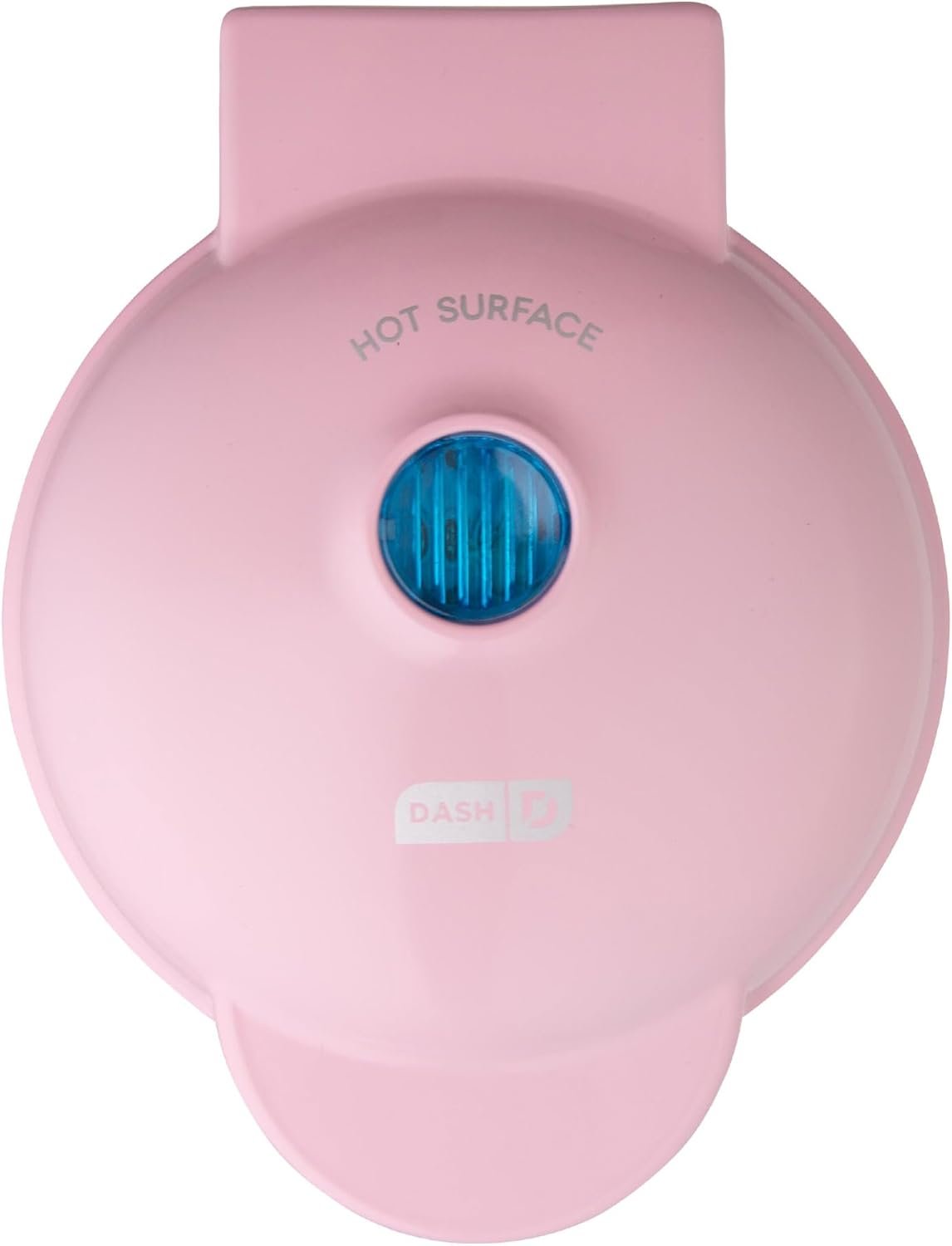 DASH Mini Maker for Individual Waffles, Hash Browns, Keto Chaffles with Easy to Clean, Non-Stick Surfaces, 4 Inch, Pink