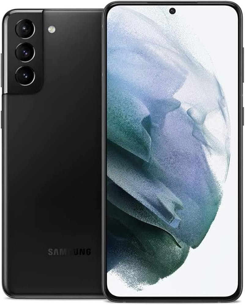 SAMSUNG Galaxy S21+ Plus G996U 5G | Fully Unlocked Android Cell Phone | US Version Smartphone | Pro-Grade Camera, 8K Video, 64MP High Res | 128GB – Phantom Black – (Renewed)