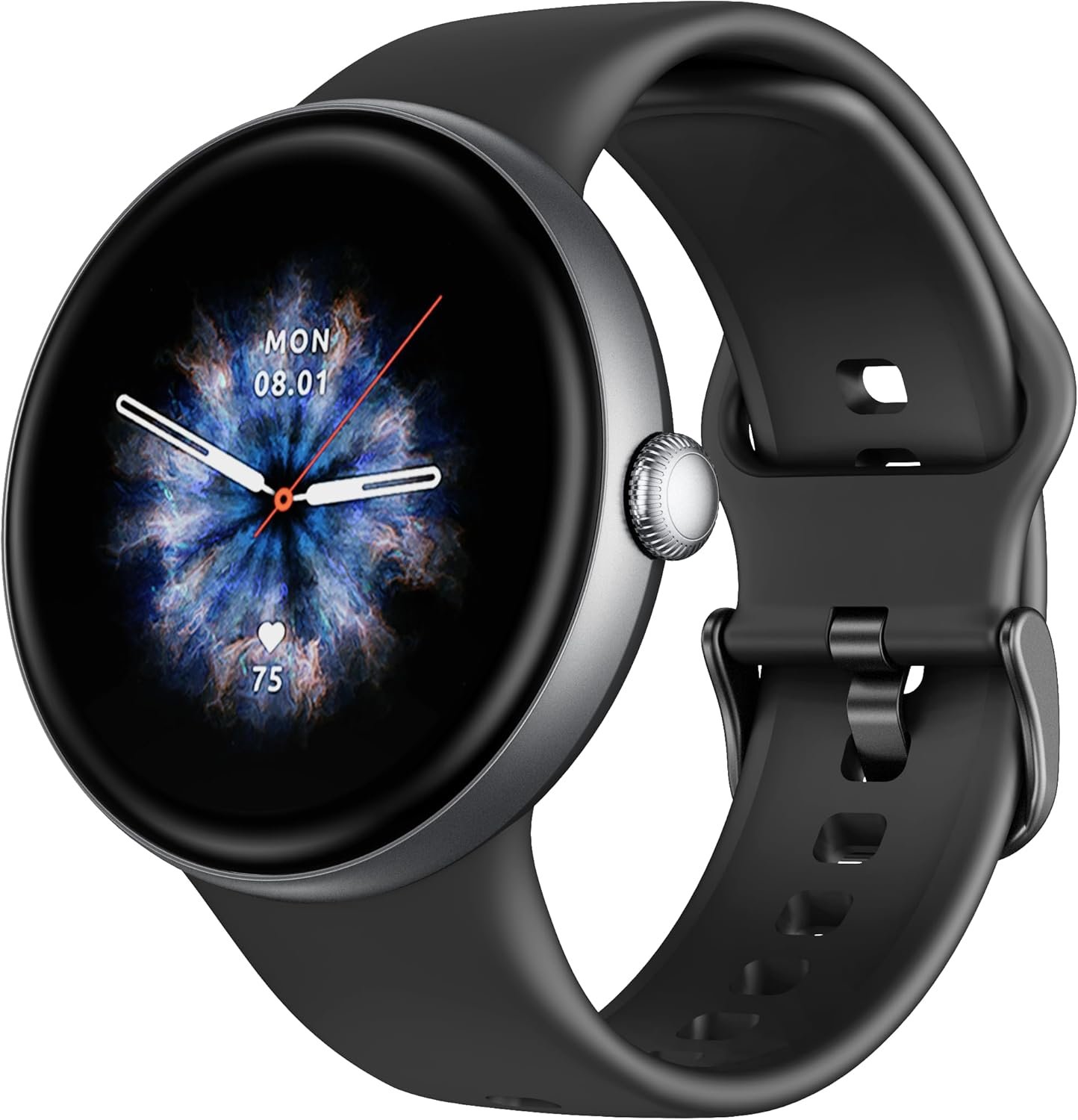 Smart Watches for Men Women with Bluetooth Call (Black)