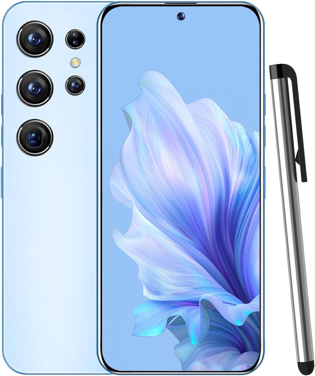 Unlocked Android Phones T24 Ultra, 12GB+256GB Unlocked Phones with Pen, 6.7″ HD Screen 48MP+108MP Dual Camera, 6800mAh Battery, Android 14 Cell Phone, 5G/Face ID/GPS