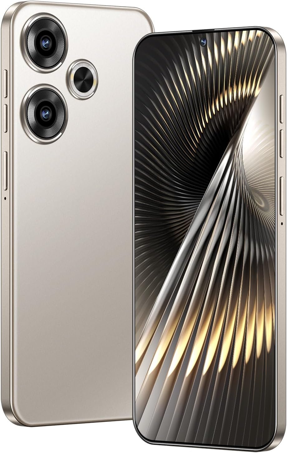 Unlocked Cell Phones Turbo 3 Dual SIM Android Phone 8GB+256GB Unlocked Android Phone,6.82″ HD+ Display,24MP+50MP Camera,6800mAh, 2024 Android 13 Smart Phone (Titanium Grey)