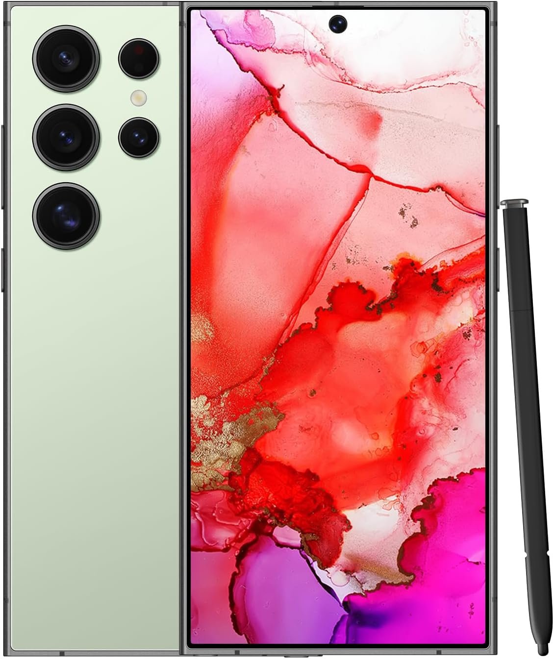 Unlocked Android Smartphone, S24 Ultra 5G Cell Phone, AI Face & Fingerprint Unlock, 8GB+256GB Unlocked Android Phone, 6800 mAh Battery Super Endurance, 108MP Camera, 6.8″ Display, US Version (Cyan)