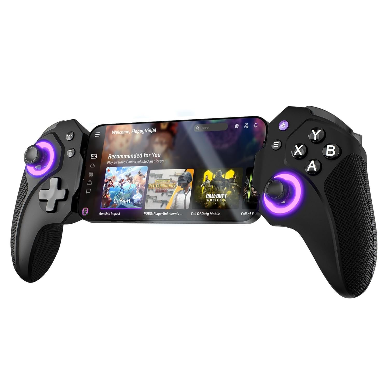 ELO Vagabond Mobile Gaming Controller for iPhone 15/16, iPad Mini & Android (USBC) – Call of Duty Mobile, PS Remote Play, Xbox Cloud Gaming & More – MFI Certified Phone Game Controller