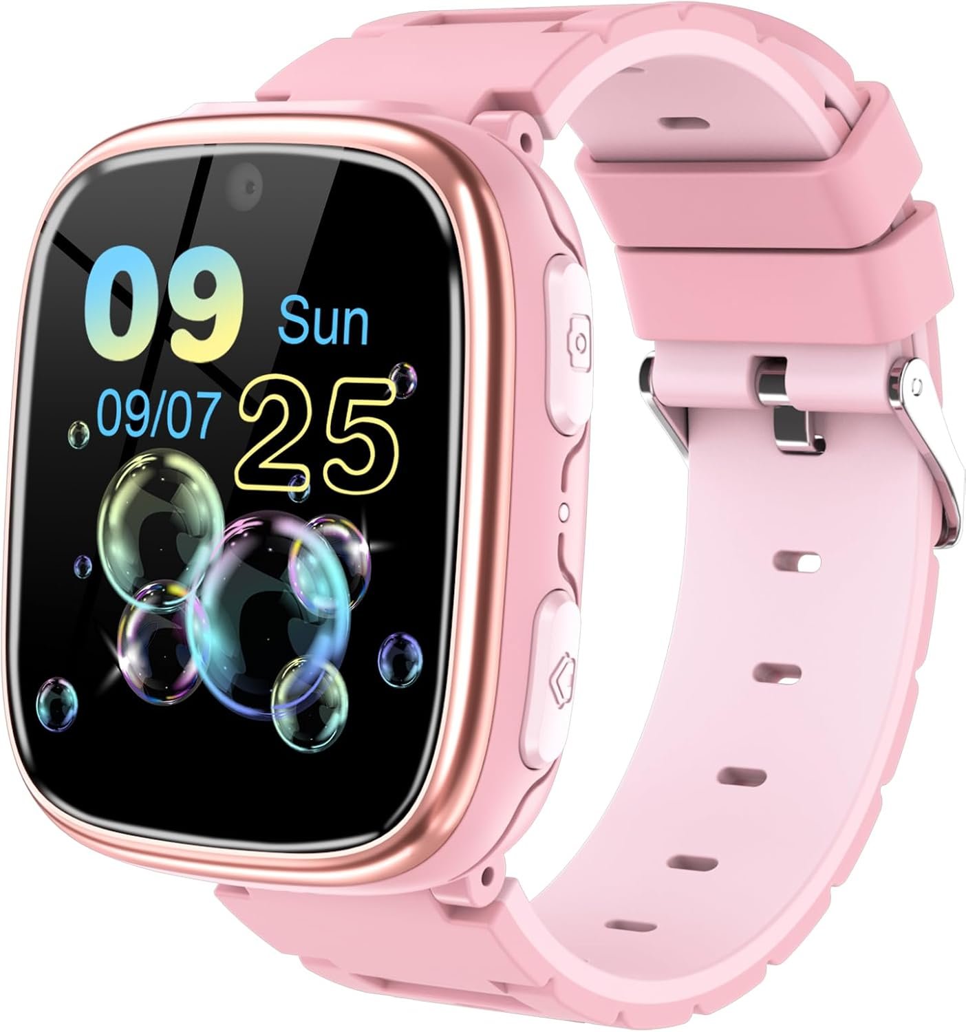 Kids Smart Watch Toys for Boys Girls – Children Watch for Kids 4-12 Years Touch Screen Watch with 15 Games Video Camera Music Player Alarm School Mode Education Birthday Gifts Ages 5 6 7 8 9 10 (Pink)