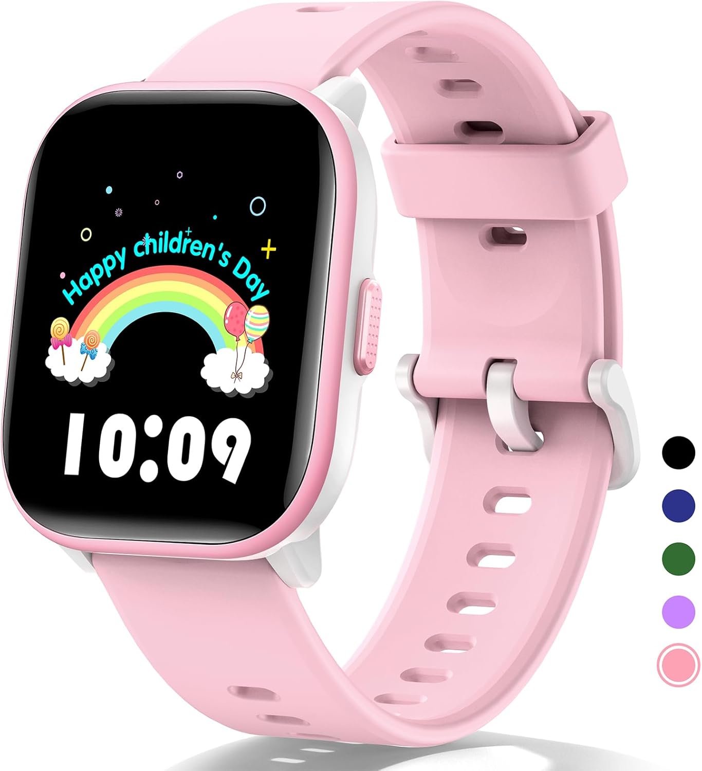 Kids Smart Watch for Boys Girls, Fitness Tracker with Heart Rate Sleep Monitor, Waterproof DIY Watch Face Activity Tracker Pedometer Step Counter for Android iPhone