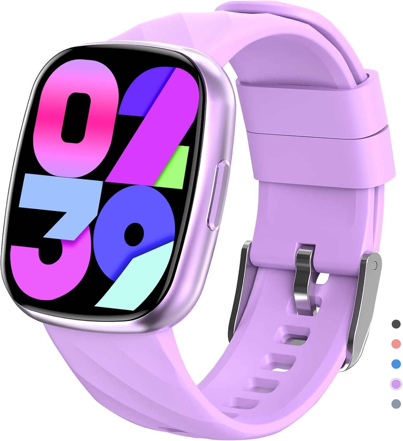 Kids Smart Watch for Girls Boys, Fitness Watch Gifts for 6-16 Years Old with Sleep Monitor, Sports Modes, Music, Games, Message Notification, Kids Wrist Watch Birthday Gifts, Purple