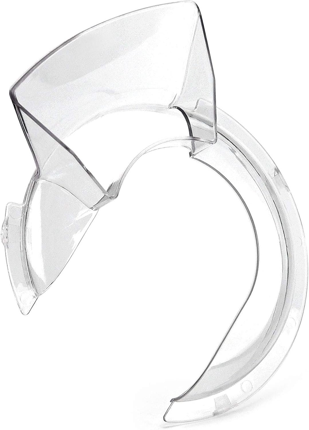 Kitchen Pouring Shield for Stand Mixer-KN1PS W10616906 for Kitchen Aid 4.5-5QT Stainless Steel Tilt Head Stand Mixer Bowls ONLY- Splash Guard for Kitchen Aid Attachments by TOMOON
