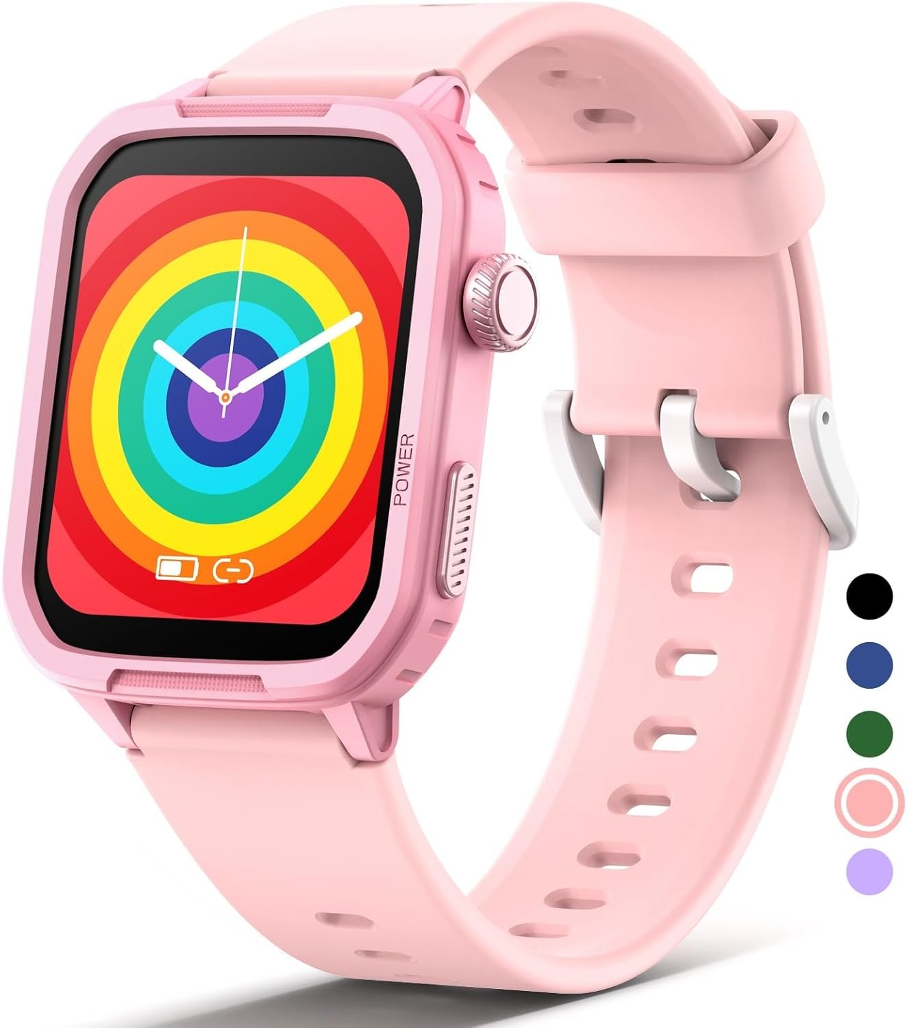 MgaoLo Kids Smart Watch,Fitness Tracker with Heart Rate Sleep Monitor for Boys Girls,Waterproof Activity Tracker Pedometer Step Counter for Android iPhone (Used Without app/Phone)