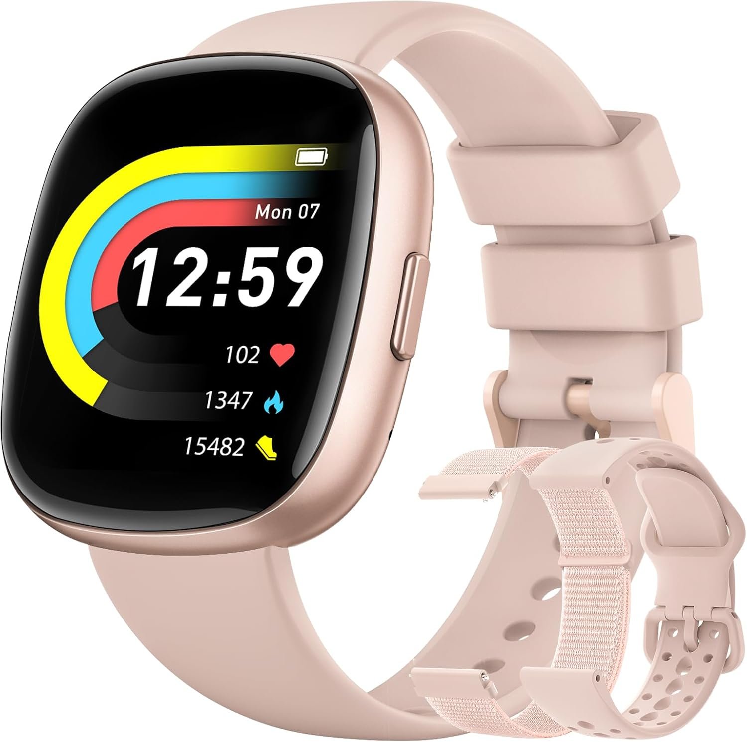 Smart Watches for Women Fitness Gifts: Fitness Tracker with Make/Recive Call Heart Rate SpO2 Sleep Monitor 120 Sport Mode 5ATM Smartwatch for iPhone Android Phones Christmas Birthday Gifts for Women