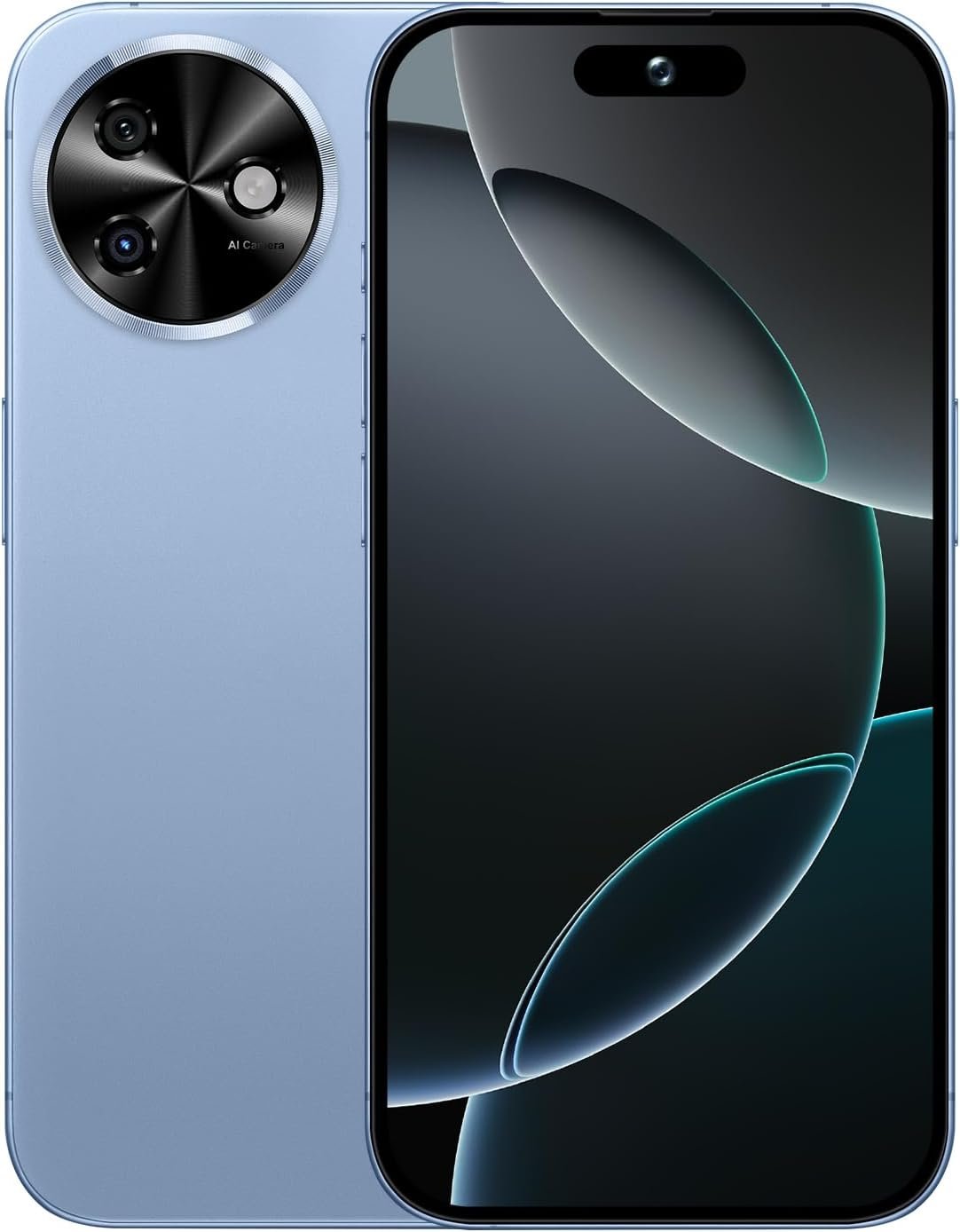 Unlocked Cell Phones A21 Promax Smartphones Android 13 Phones 8GB+256GB/6.8″ Display/48MP+108MP Camera/6800 mAh/Dual SIM (Blue)