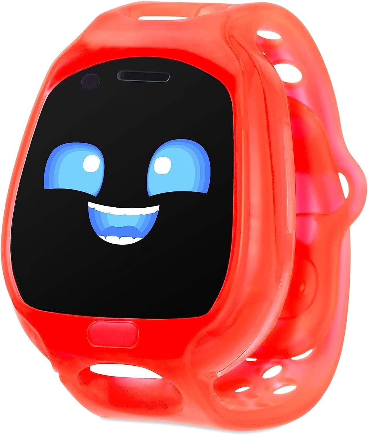 Little Tikes Tobi 2 Robot Red Smartwatch- 2 Cameras, Interactive Robot, Games, Videos, Selfies, Pedometer & More, Touchscreen, Parental Control- Stem Gifts, for Kids Boys Girls 6 7 8+