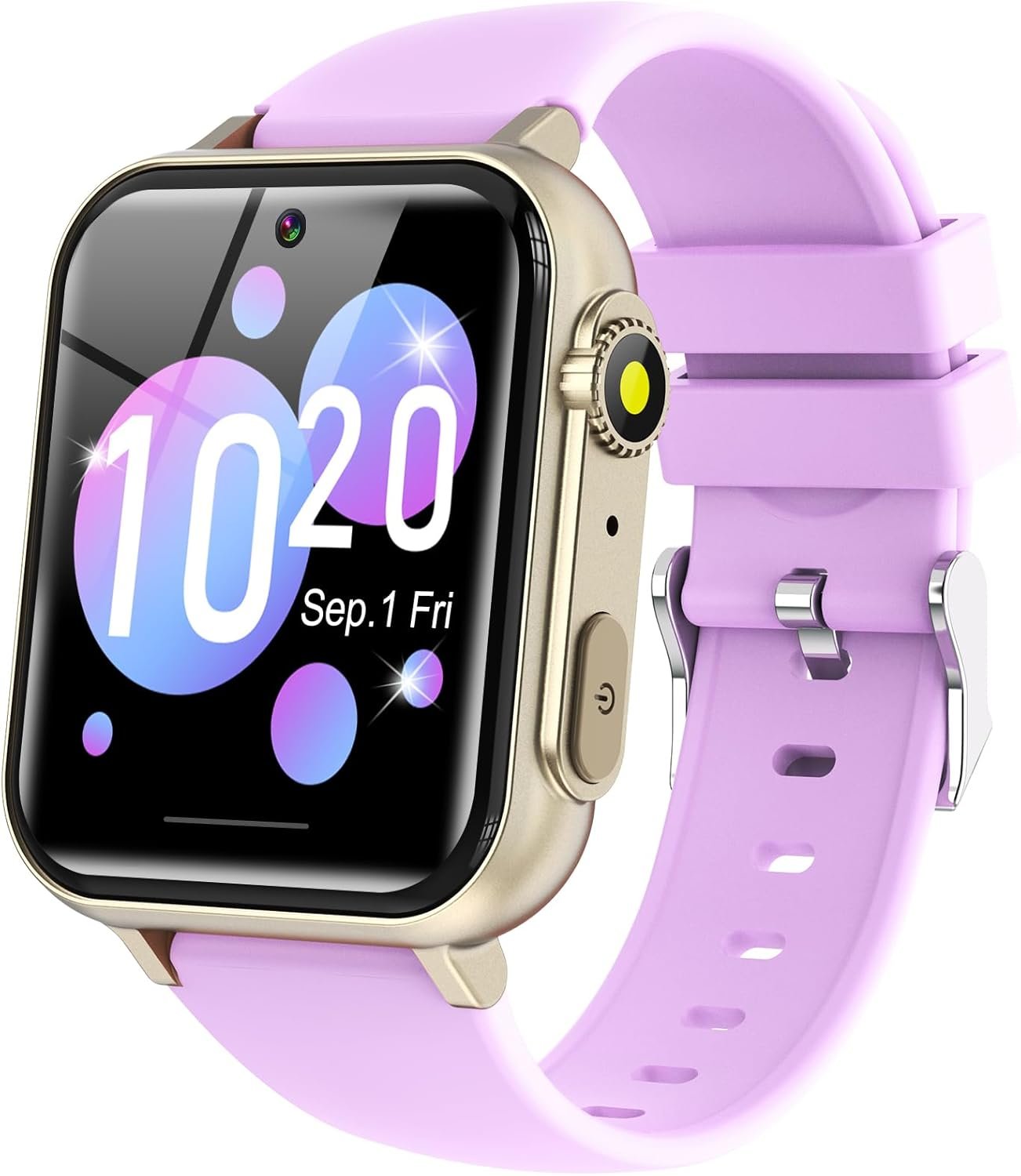 Smart Watch for Kids Watches – Kids Game Smart Watch Girls Boys Ages 4-12 Years with Music Player HD Touch Screen 23 Games Camera Alarm Video Pedometer Flashlight Kids Smartwatch Gift Toys (Purple)
