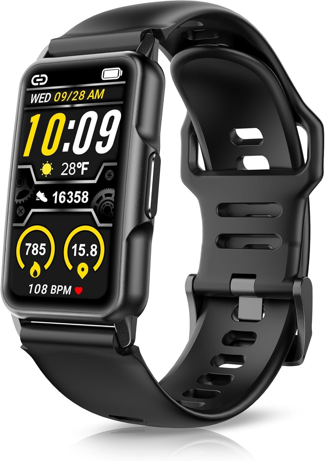 Fitness Tracker with Heart Rate Blood Oxygen Blood Pressure Monitor Sleep Tracker