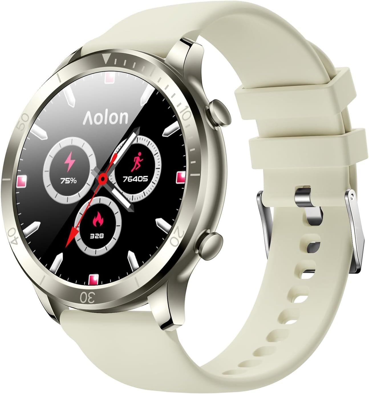 GTR Ultra Smart Watch (Answer/Make Calls), 1.46’’ IPS Smart Watches for Men Women 100+ Sport Modes Fitness Watch with Blood Oxygen/Sleep/Heart Rate Monitor, IP67 Waterproof Smartwatch