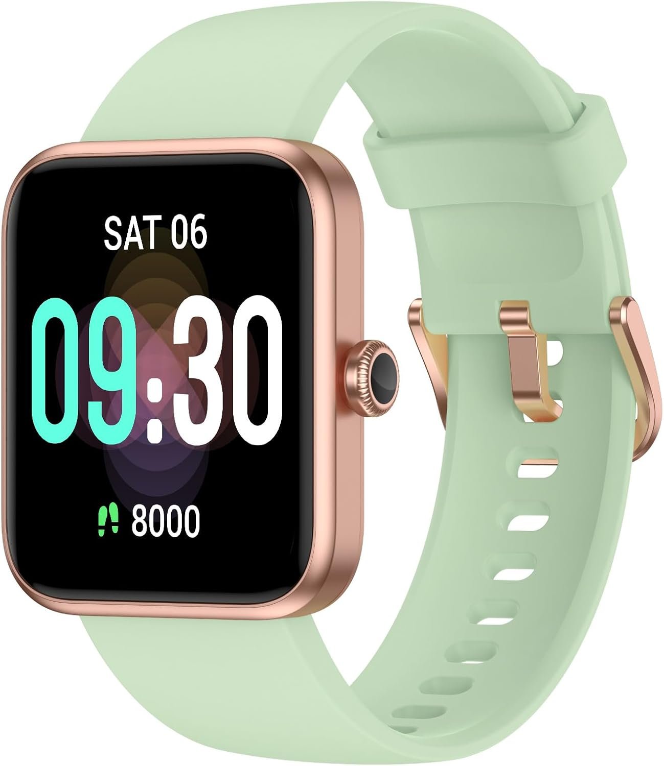 Smart Watch, Fitness Tracker with Heart Rate Monitor, Blood Oxygen, Sleep Watch, 41mm Touchscreen Smartwatch for Android iOS Swimming Waterproof Pedometer Step Calories Tracker for Women Men