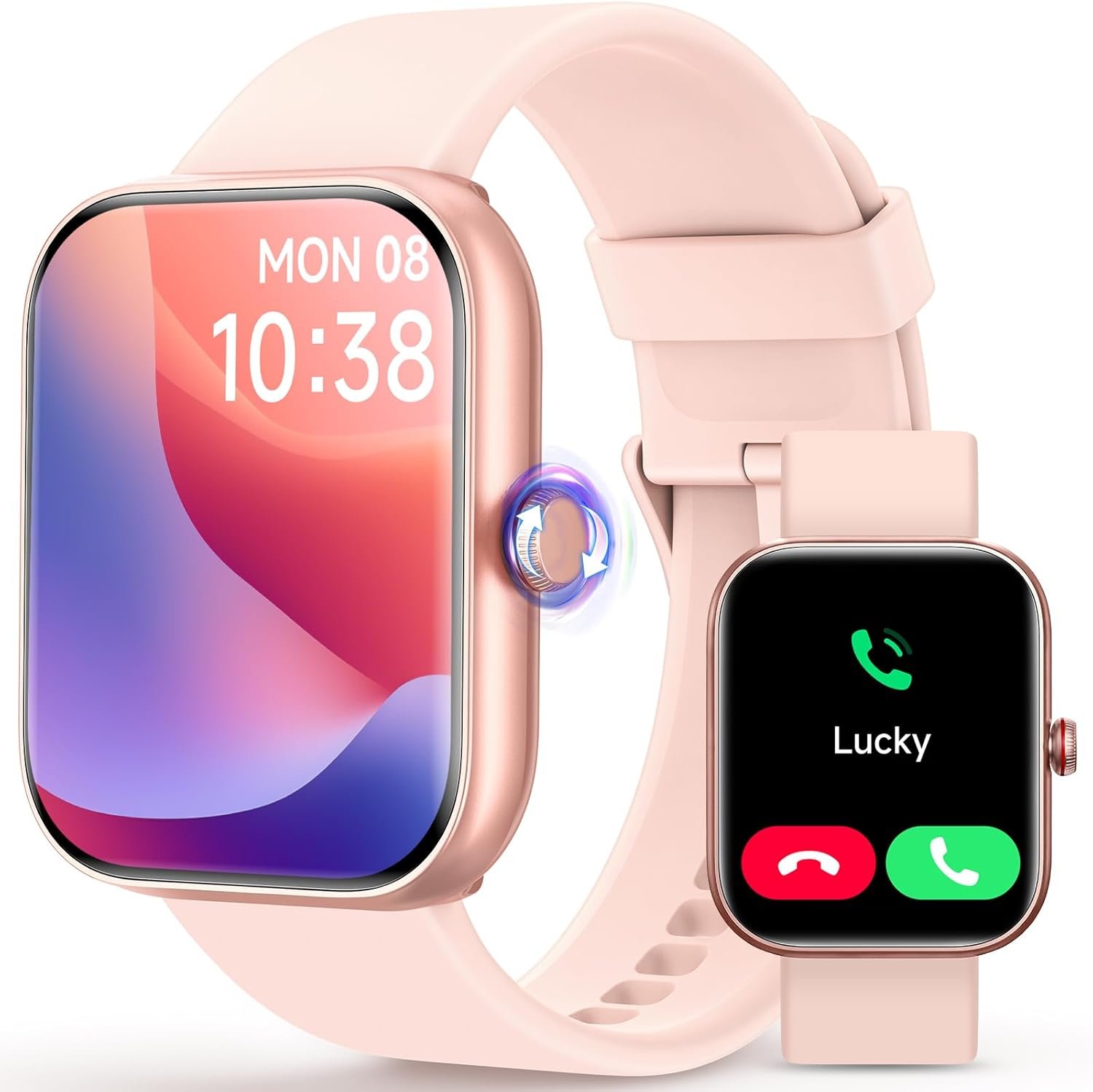 Smart Watch for Android iOS Phones, 1.91’’ HD Display Smartwatch for Women Men Built-in Alexa(Answer/Make Calls), Fitness&Sleep Tracker, Heart Rate Monitor, 115+ Activity Mode