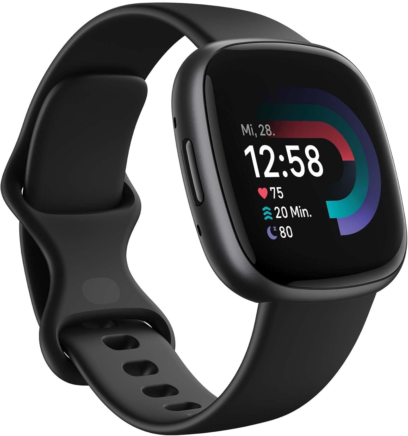 Fitbit Versa 4 Health & Fitness Smartwatch with GPS, 24/7 Heart Rate, Sleep Tracking, Workout Modes, Built-in Alexa, Water Resistant, 6+ Day Battery Life – Black