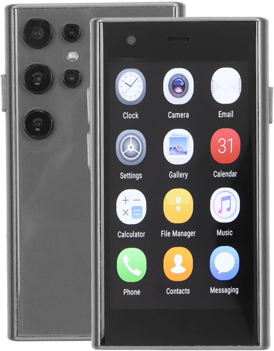 Mini Smart Phone, Pocket Cell Phone 2GB RAM 16GB ROM 3.0 Inch Dual Card Dual Standby 3D Glass Ultra Thin 3G for Phone Call (#3)