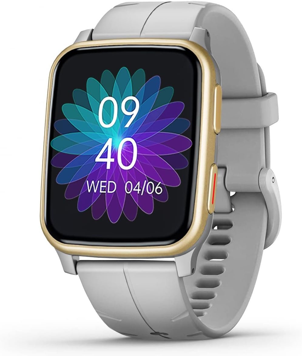 FITVII Fitness Tracker, Smart Watch with 24/7 Blood Pressure Heart Rate and Blood Oxygen Monitor, Sleep Tracker with Calorie Step Counter, IP68 Waterproof Activity Tracker for Women Men Android iOS