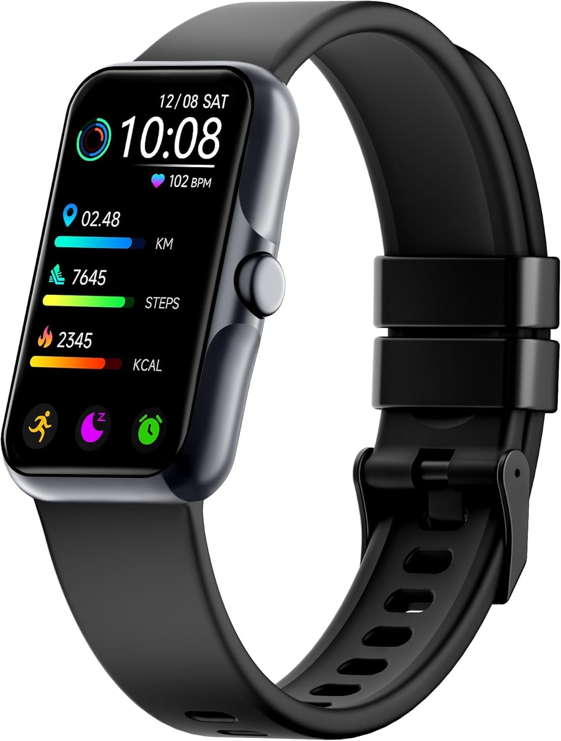 Health Fitness Tracker, Smart Watch with 24/7 Heart Rate and Blood Oxygen Monitor, Sleep Tracker with IP68 Waterproof, Activity Tracker Pedometer Step Counter for Women Men