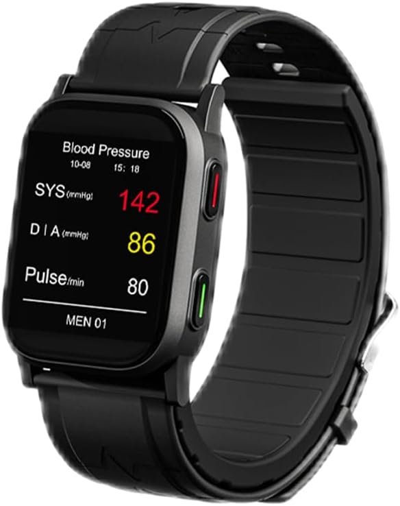 Health Tracker Smart Watch (Bluetooth) with Blood Pressure,Heart Rate, and Blood Oxygen Monitor, Sleep and Step Monitor, APP on iOS and Android