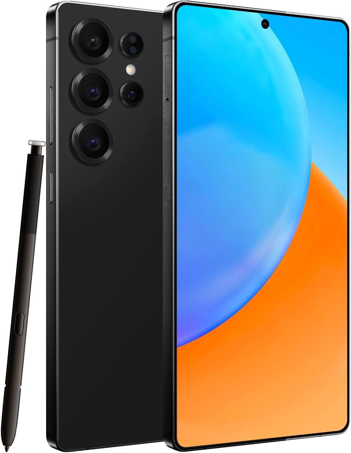 Unlocked Cell Phone C25 Ultra 5G,12+512GB Memory Android Phone, 6800mAh Battery,108MP+48MP Camera, Android 14 Smartphone, 6.9HD Screen, Build in Pen, Dual SIM/Face ID/Fingerprint Lock/GPS/(Black)