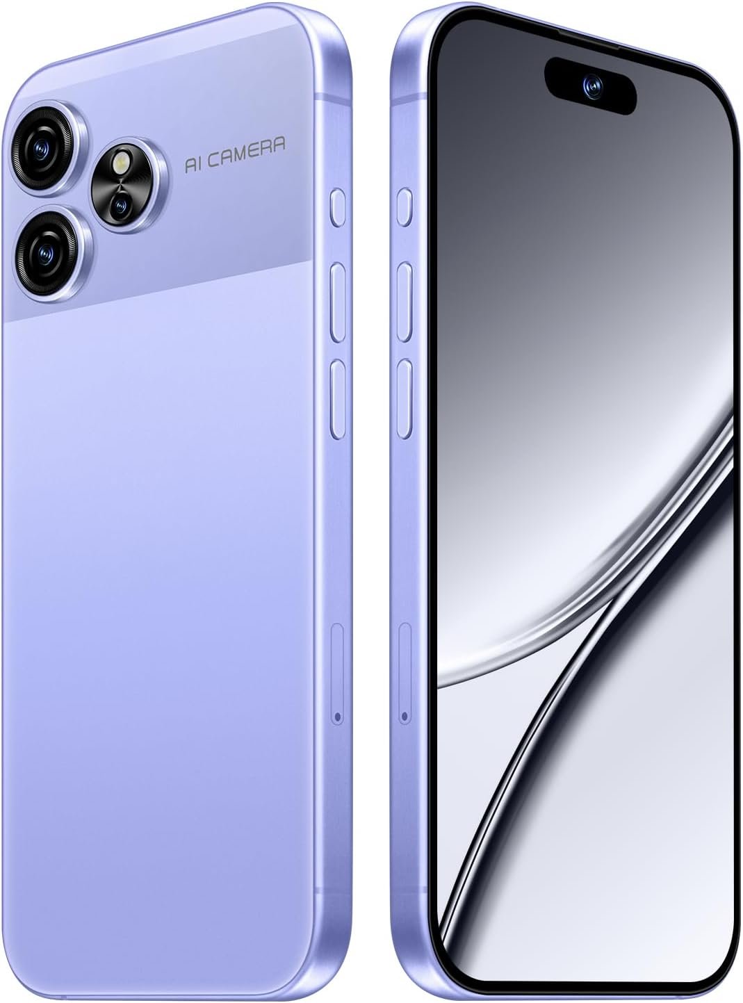 Unlocked Phones A19 pro max 5G Cell Phone Android 13 Smartphones 8GB+256GB/6.8″ Display/108MP+48MP Camera/6800 mAh(Violet)