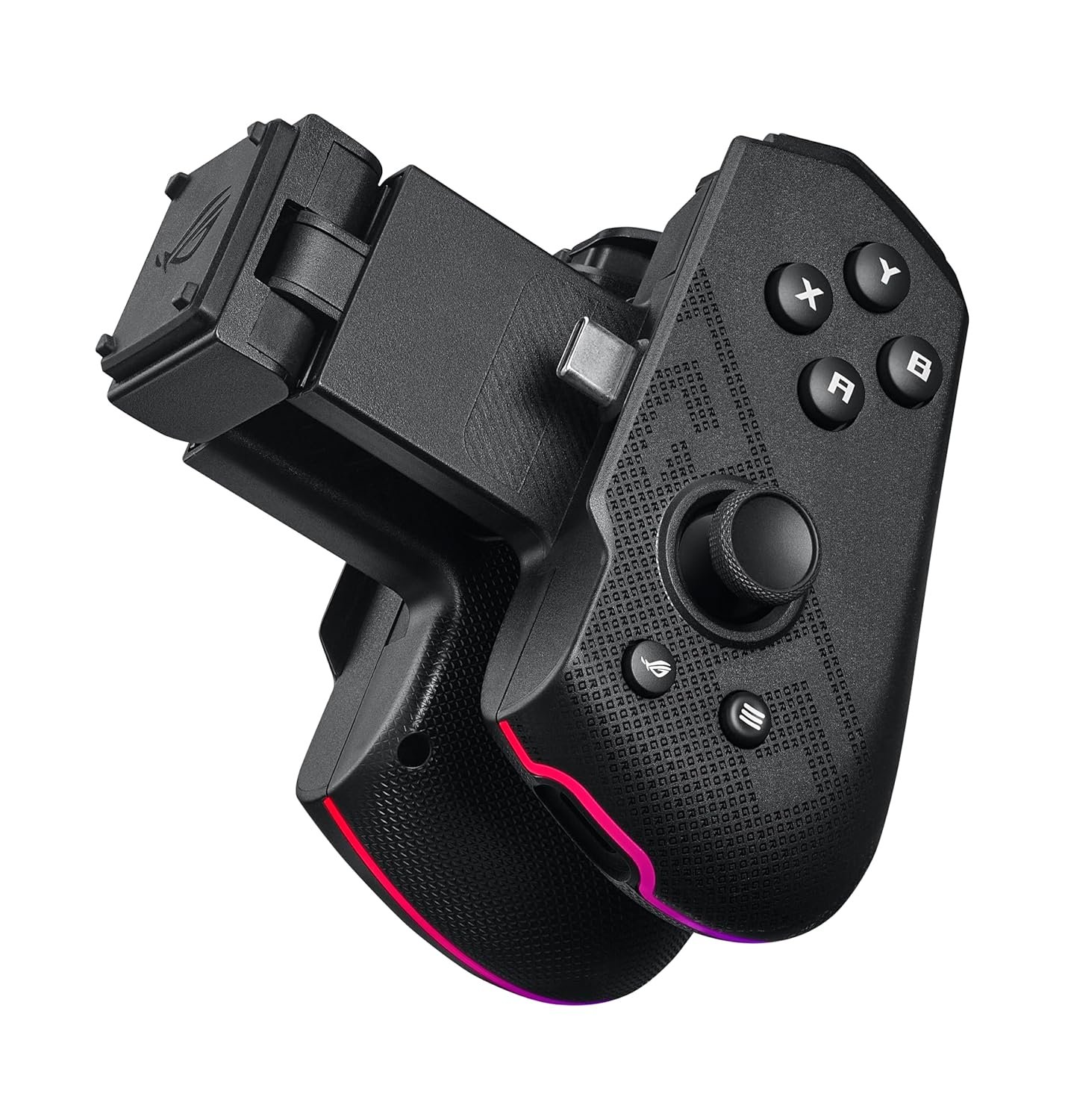 ASUS ROG Tessen Gaming Mobile Controller for Android (foldable, one size fits all, on-the-fly key mapping, RGB lighting, 500Hz polling rate)