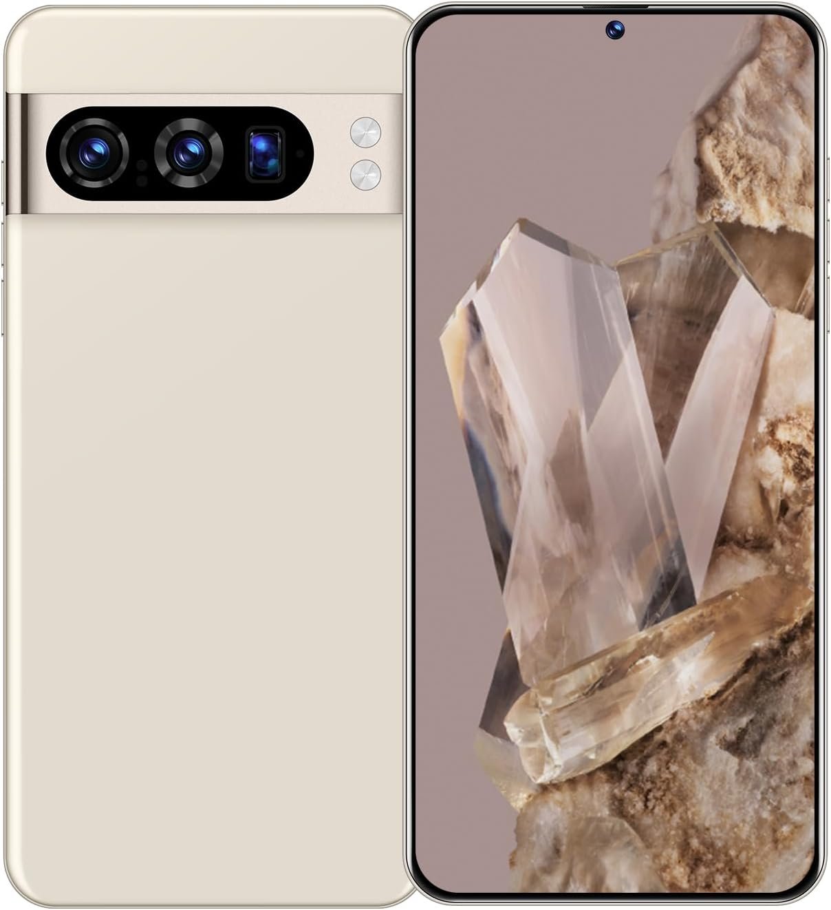 Unlocked Cellphone PIEXL 8 pro Smartphone Android 13 Unlocked Phone with 6.8-inch Display/ 108MP+48MP Camera/Dual SIM/8GB+256GB/6800mAh/FACE ID/Fingerprint/5G Mobile Phone (Gold)